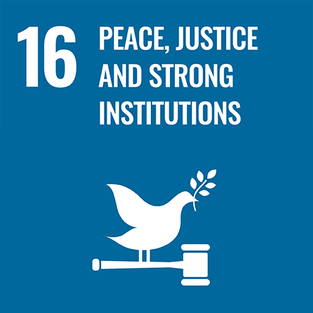 16. Peace, justice and strong institutions