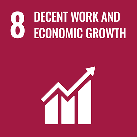 8. Decent work and economic growth