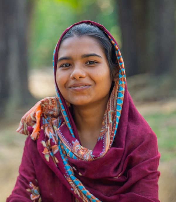 Girl from the Taipalong youth club in Cox’s Bazaar in Bangladesh, which is supported by the Australian Humanitarian Partnership. Credit: AHP Bangladesh