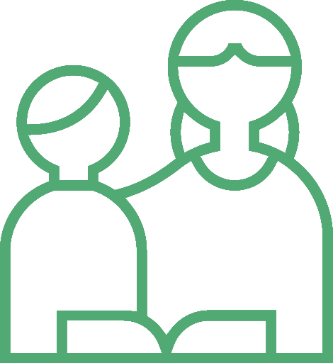 Social protection programs icon